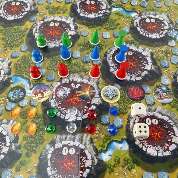 Vintage Dragon Land Board Game - Picture 4 of 6